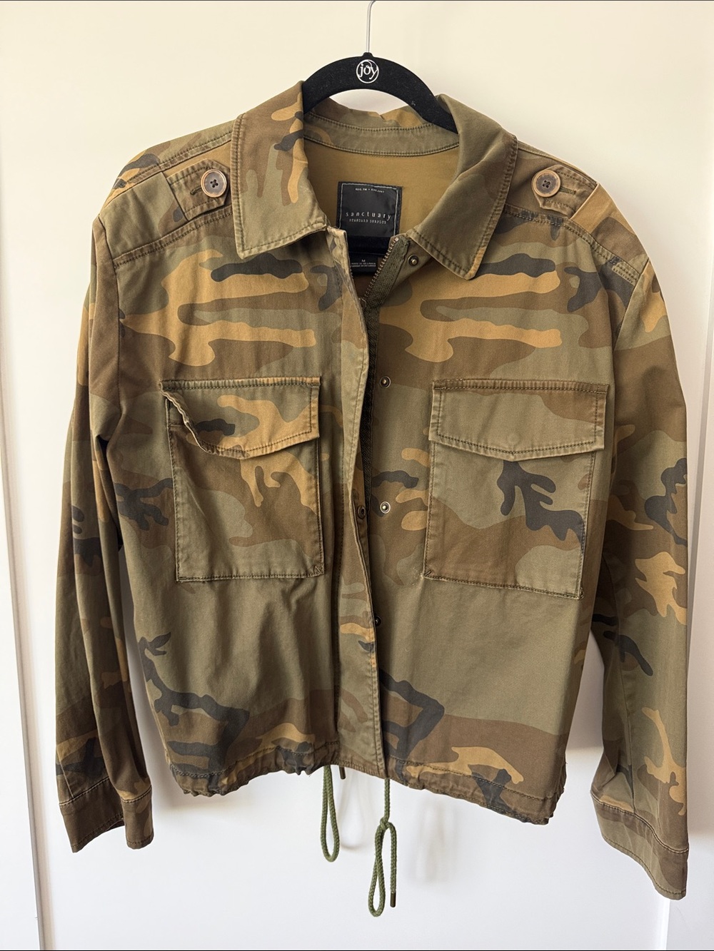 Sanctuary Camo Utility Jacket - Green/Brown